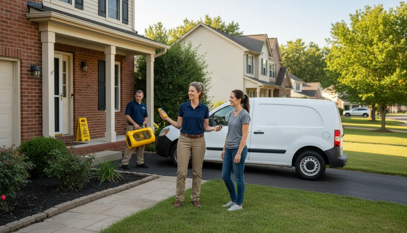 Residential water damage restoration in Jonesboro, LA